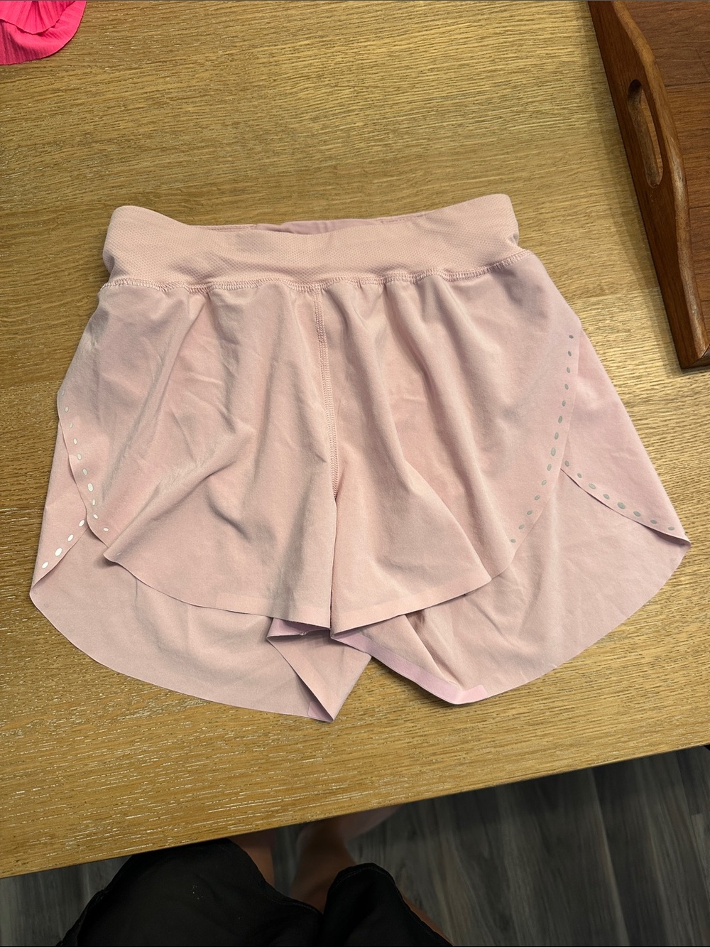 Women's Pink Pink Peony Athletic Shorts